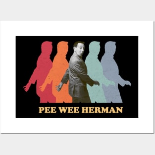 Retro Vintage Peewee Herman Posters and Art